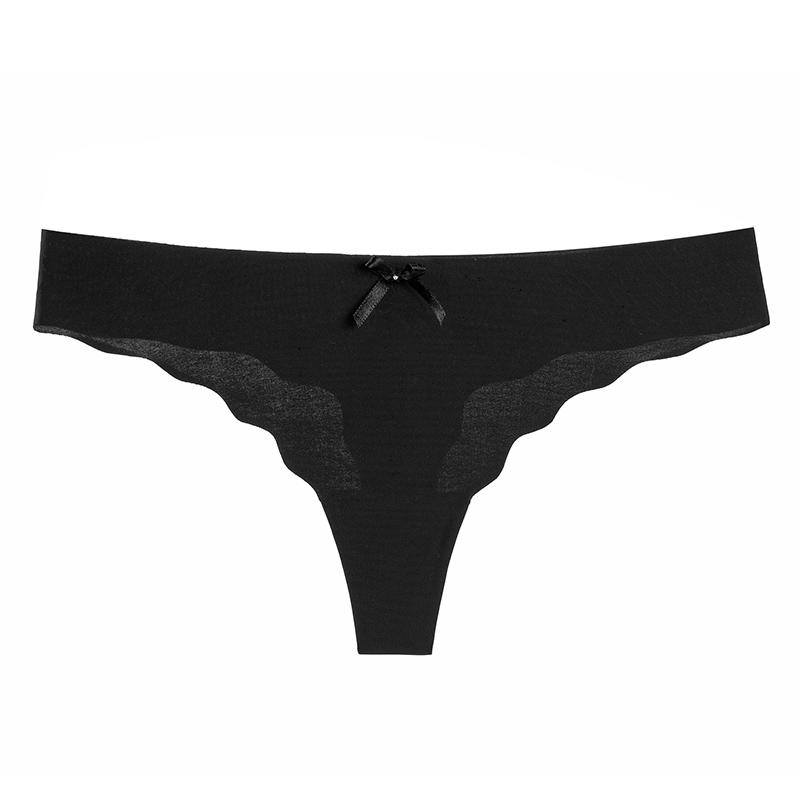 Product Introduction of Women's Thongs G-string Underwear Seamless Invisible Panties For Ladies Fashion Ruffle Female T-back Underpants 1/2pcs Womenswear Comfort 8