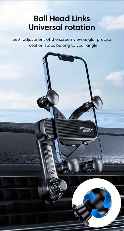 Product Introduction of New Gravity Car Phone Holder Air Vent Clip Mount Mobile Cell Stand Car Navigation Phone Stand 9