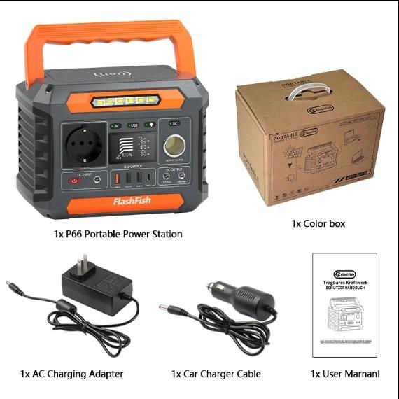 FlashFish P66 Power Station 78000mAh 220V Portable Power Supply 3