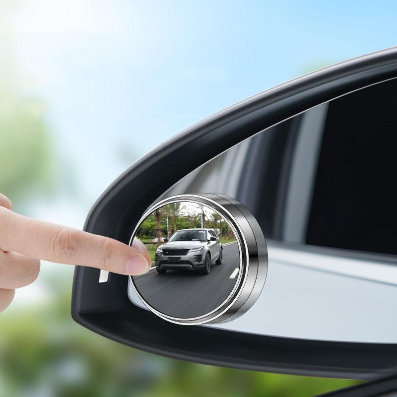Car Rearview Mirror, Round Car Rear View Mirror, 360° Rotatable Car Rear View Mirror, Car Exterior Accessories, Automotive, Vehicle 3