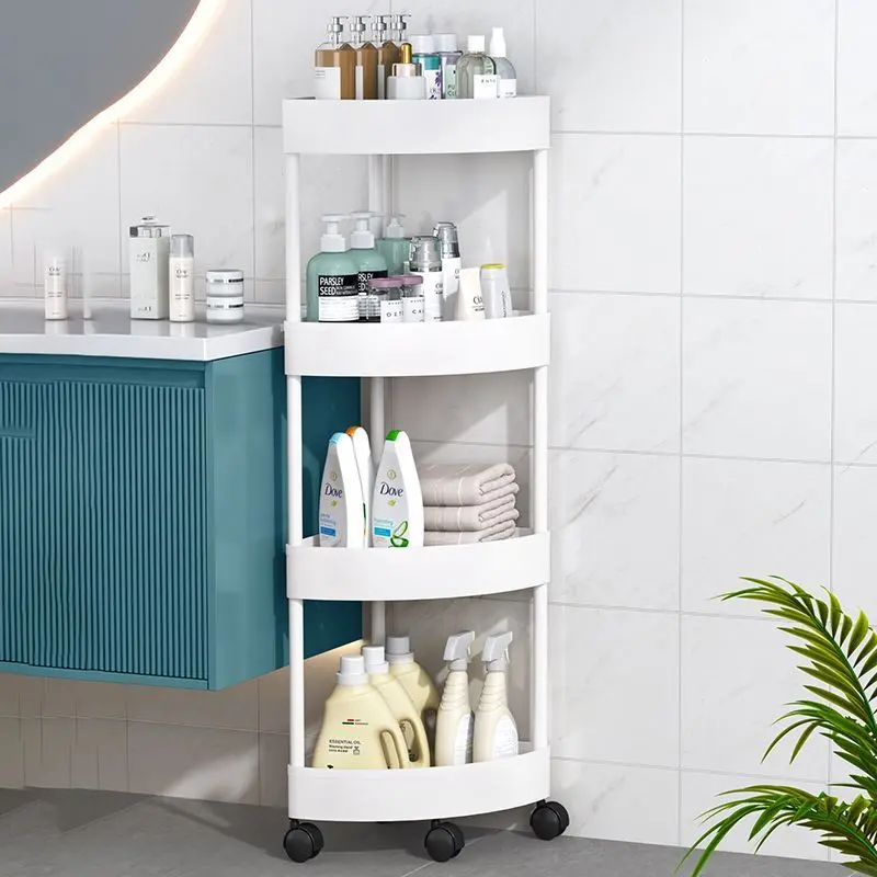 Giá Để Đồ Trong Phòng Tắm, Kệ Góc Sàn, Nhiều Tầng, Cho Phòng Vệ Sinh Và Nhà Vệ Sinh, Người Sắp Xếp Hình Tam Giác Khe Hở, Kệ Nhà Bếp 5