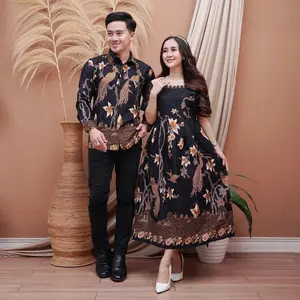 DRESS PESTA DRESS BATIK KEKINIAN ELEGAN