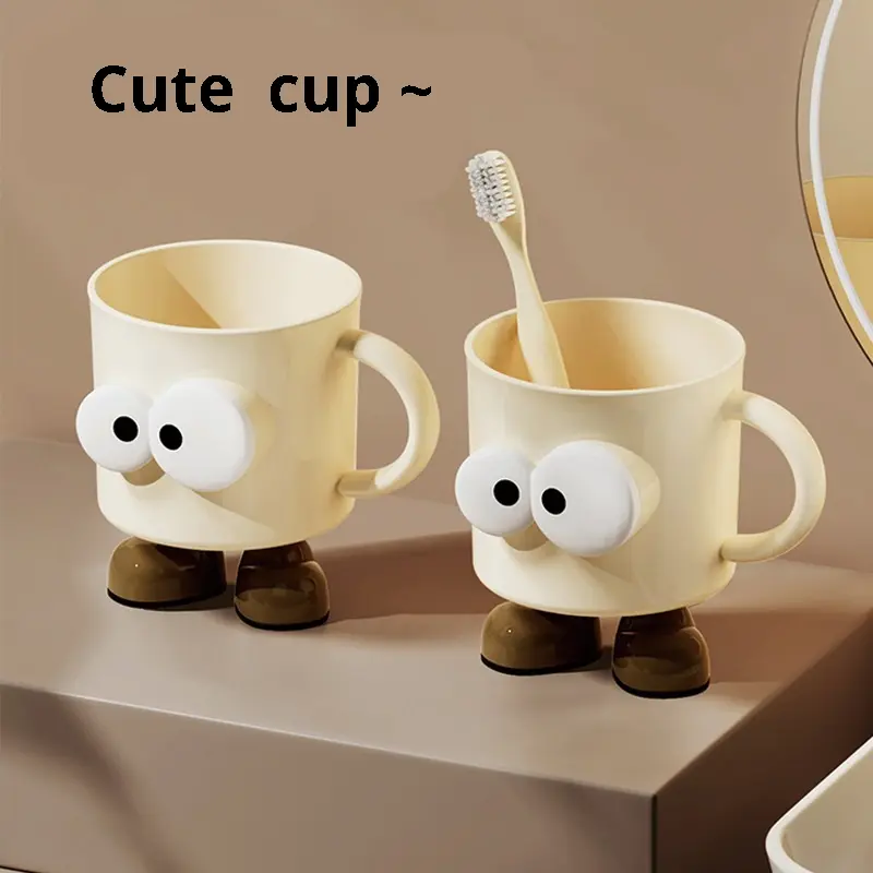 Gargle Cup Household Toothbrush Cup Couple Girl Tooth Cup Cup Tooth Mug Children Cute Cartoon Washing Cup Drop-Resistant Tumbler