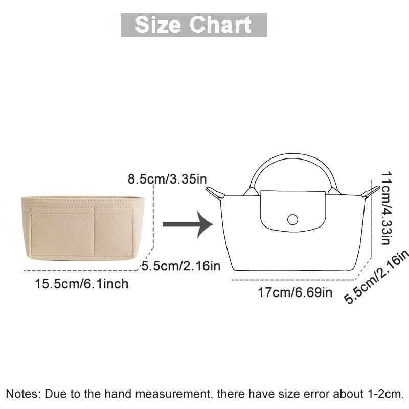 Product Introduction of Bộ Sắp Xếp Túi, Cho Túi Mini Longchamp, Túi Lưu Trữ Túi, Túi Lót, Chèn Ví Nỉ, Túi Lót Túi Xách, Túi Bên Trong, Túi Lót, Túi Đựng Đồ, Túi Giữa, Túi Đựng Đồ Bag Phụ Kiện 22