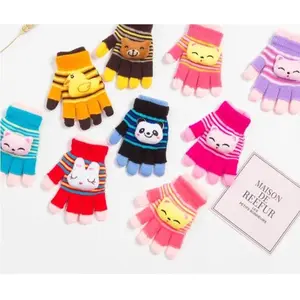 DOLL KIDS KNIT GLOVES SARUNG TANGAN RAJUT ANAK MUSIM DINGIN DENGAN BONEKA