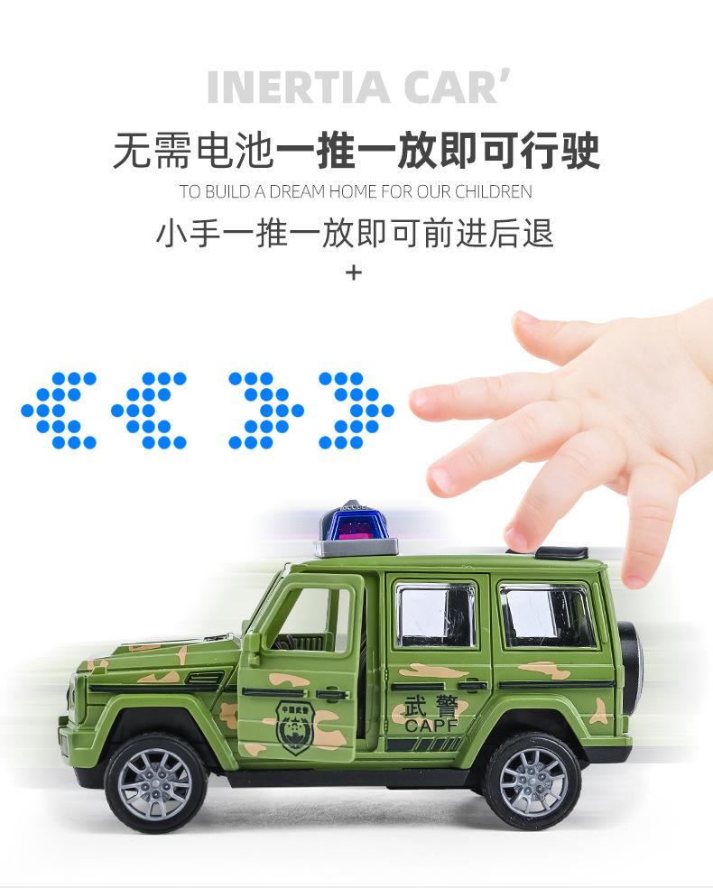 Product Introduction of Inertia Openable Police Car Ambulance Tank Truck Fire Truck Model Children's Boys and Girls Toy Car Street Vendor Wholesale 2