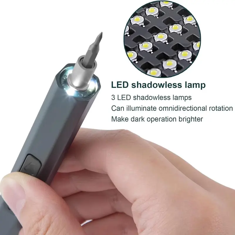 Multifunctional Electric Screwdriver Set, Professional Precision Repair Tools, Magnetic Phillips Torx Screwdriver Bits for PC DIY 3