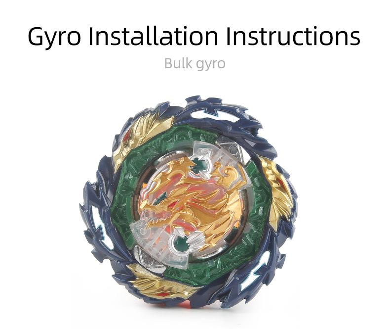 Product Introduction of DB Burst Gyro Toy B- 185 War Soul Magic Dragon Turn Left Soft Rubber Gyro Surface Bulk Gyro Beyblade 25
