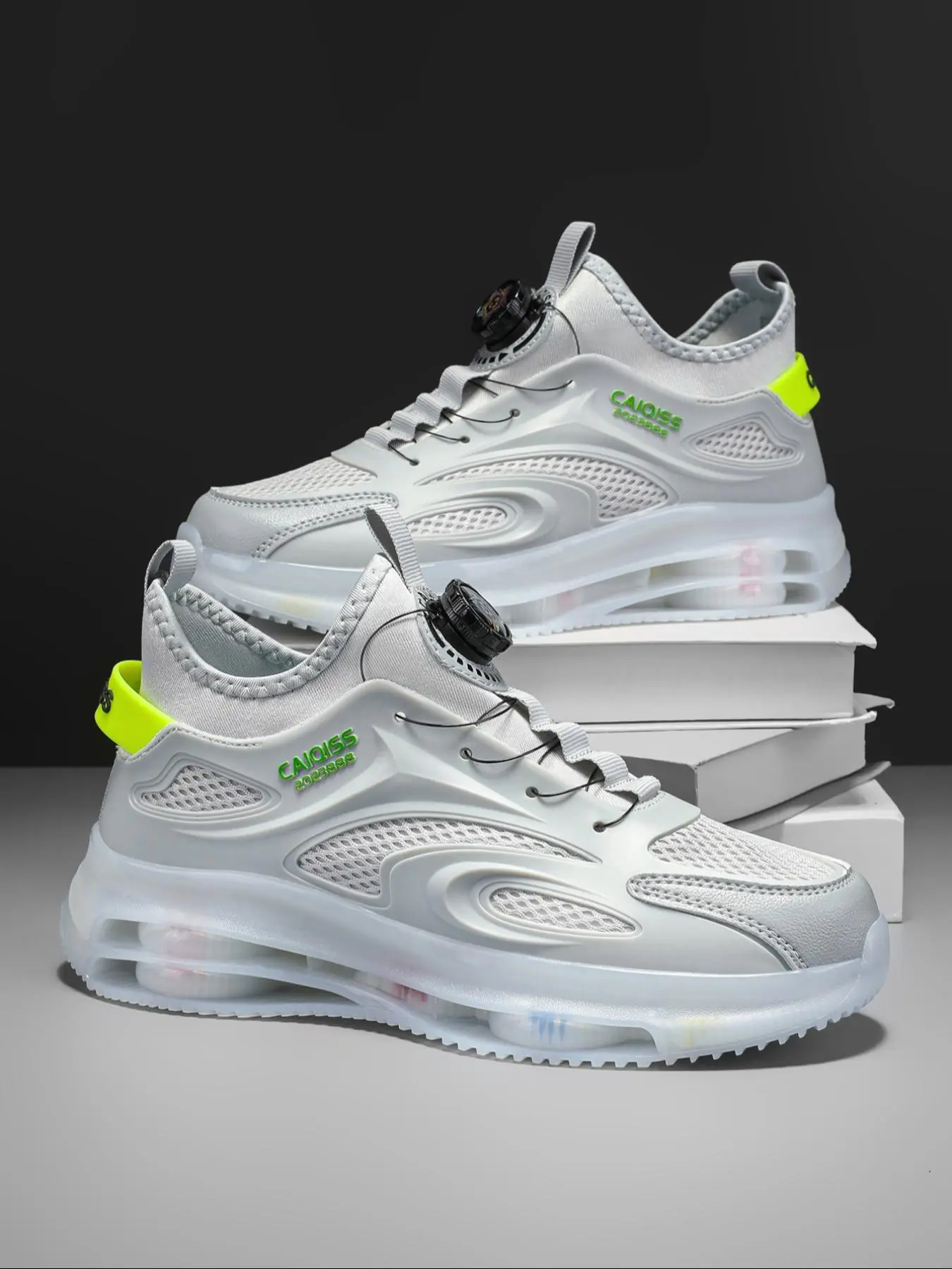 Men's Fashionable Lace Up Low Top Sneakers, Casual Comfortable Breathable Sports Running Shoes, All-match Non-slip Sneakers for Daily Wear, Closed