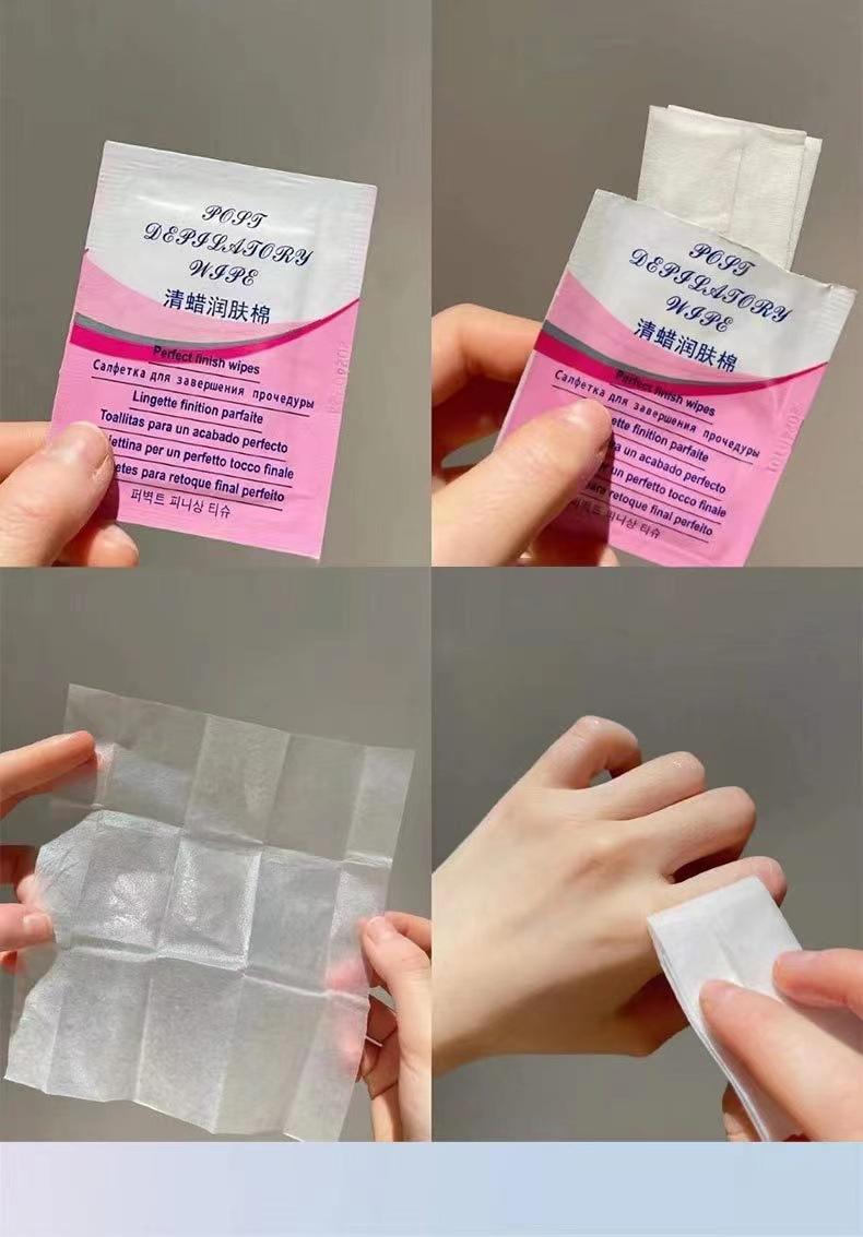 Product Introduction of Giấy Sáp Tẩy Lông, Nhiệt Độ Môi, Dành Cho Cơ Thể Nam Và Nữ, Tẩy Lông Chân, Tẩy Lông Tay, Thiết Bị Tẩy Lông Bằng Sáp Ong, Một Miếng, Hai Mặt 7