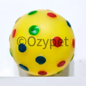 Ozypet Squeaker Spike Ball Diameter 7.5cm - Mainan Bola Anjing Kucing