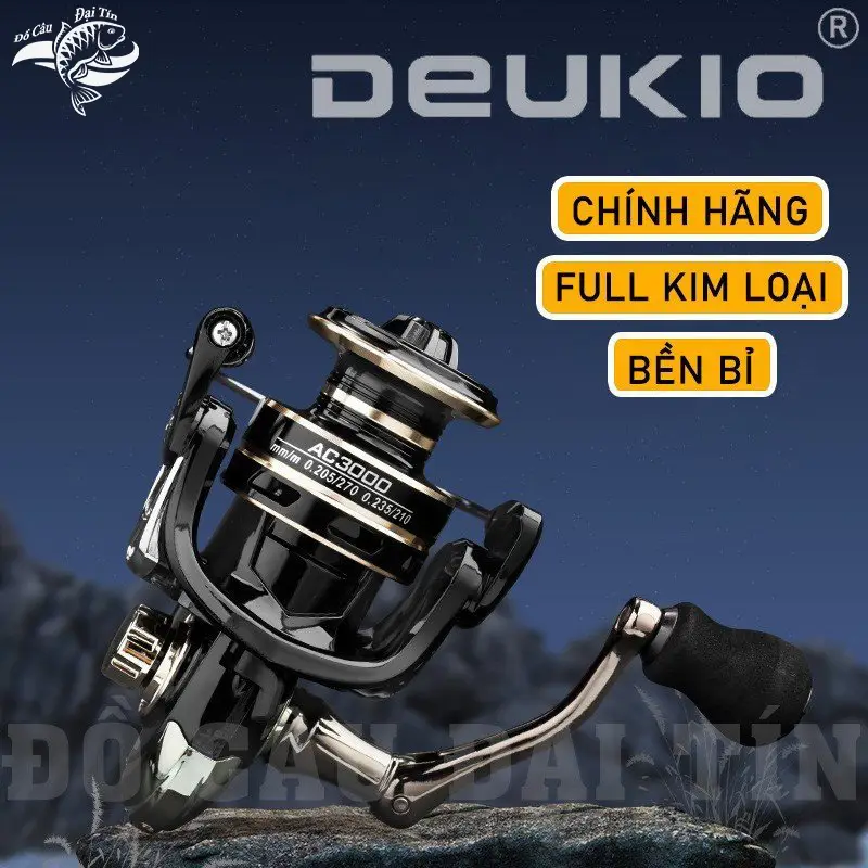 [Chính Hãng] Máy Câu Cá Deukio AC, Máy AC, Máy Câu Cao Cấp Bắt Cá Fishing Đi Câu Đồng