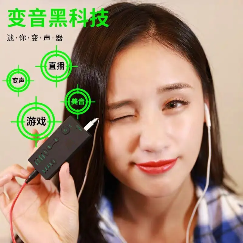 Bộ thay đổi giọng nói Điện Thoại Di Động Nam sang nữ và nữ sang nam, Phát sóng trực tiếp Karaoke, Trò chơi vua gà, Thay đổi âm thanh, Card âm thanh, Thay đổi giọng nói 4
