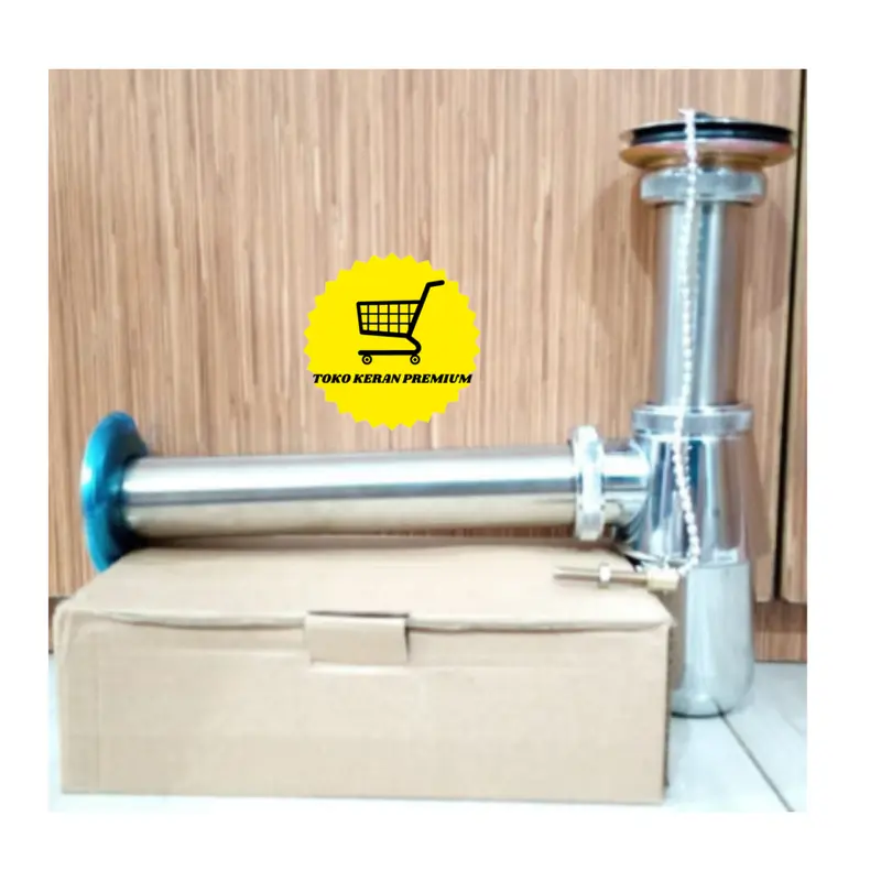 Sifon Wastafel Cuci Tangan Siphon Afur Angsa Model Tabung Botol Bak tiang 1