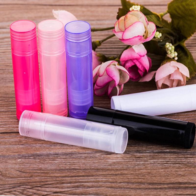 Ống son môi Có Thể Nạp Lại, trong suốt, 5g, Hộp đựng mỹ phẩm Rỗng Thích hợp cho du lịch, Chai Rỗng đa chức năng tự làm, Phụ kiện du lịch 5