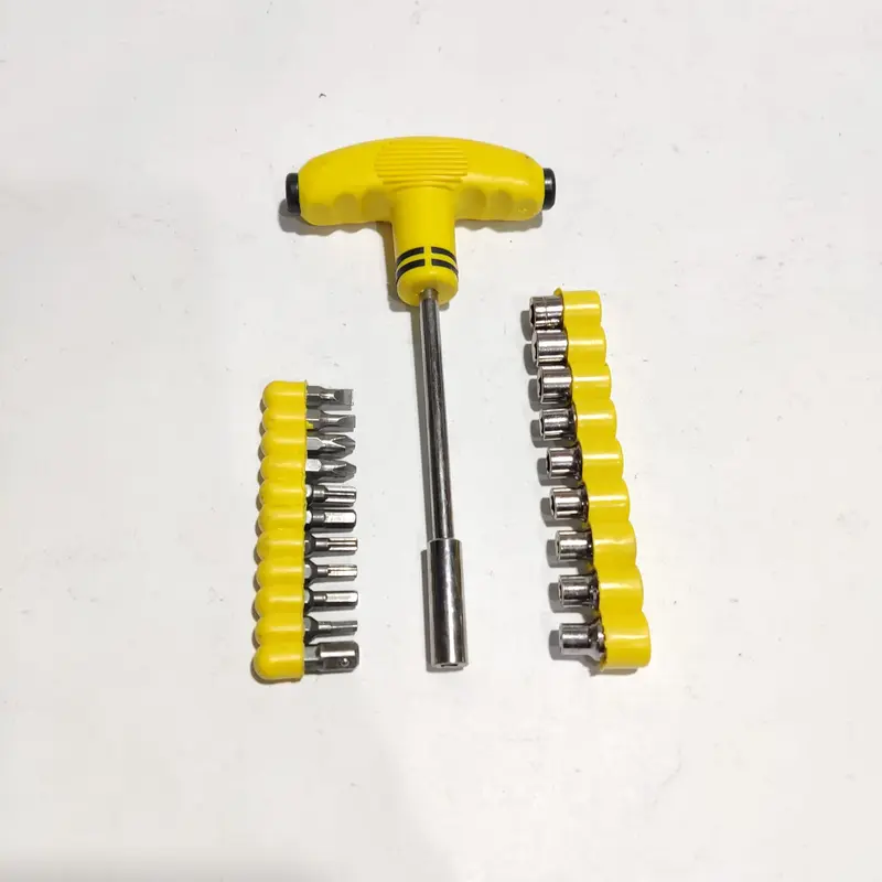 Obeng Kunci T Set Multifungsi 24 in 1 Palu kunci T Sock Screwdriver 4