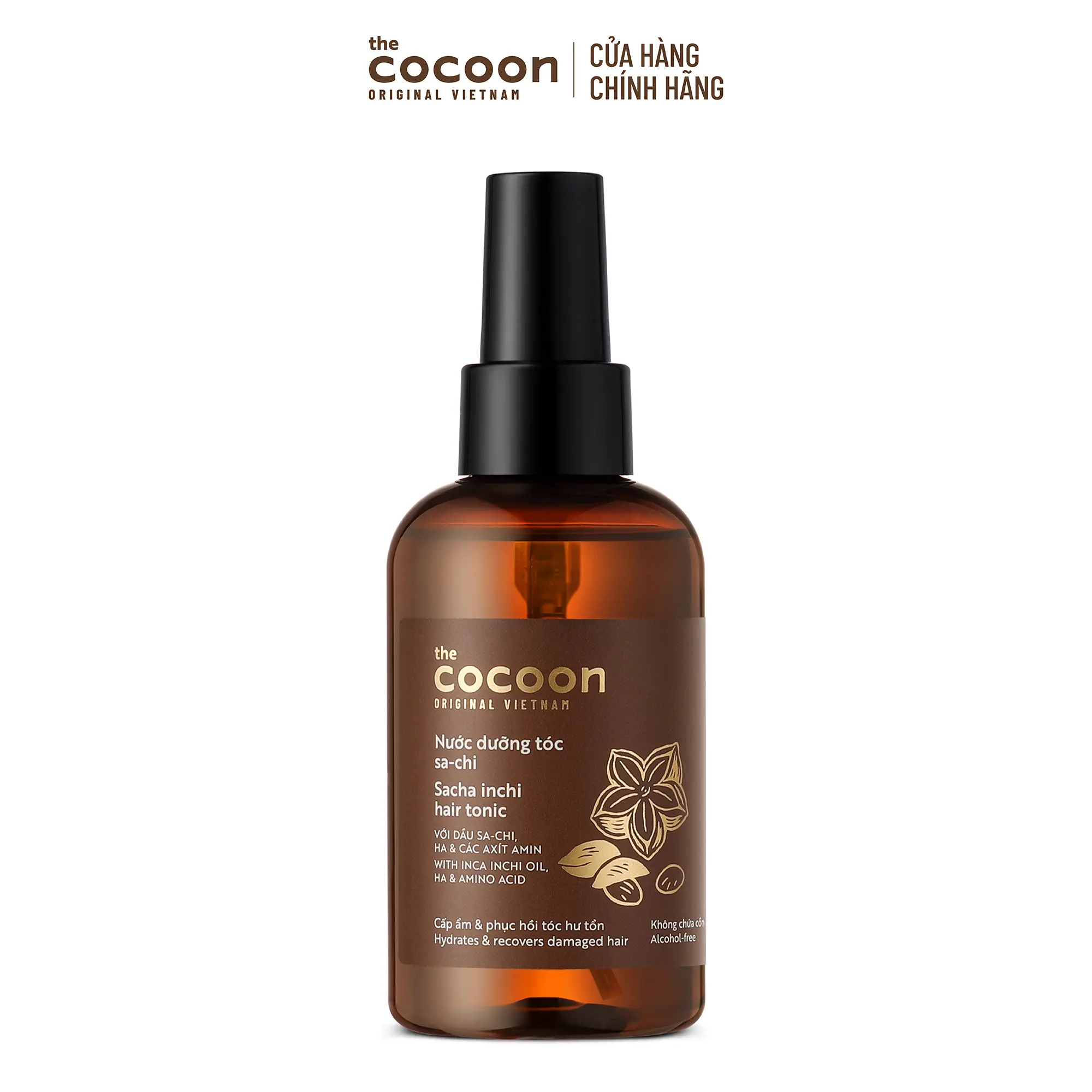Ảnh đại diện Nước dưỡng tóc Sa-chi Cocoon giúp cấp ẩm và phục hồi hư tổn 140ml