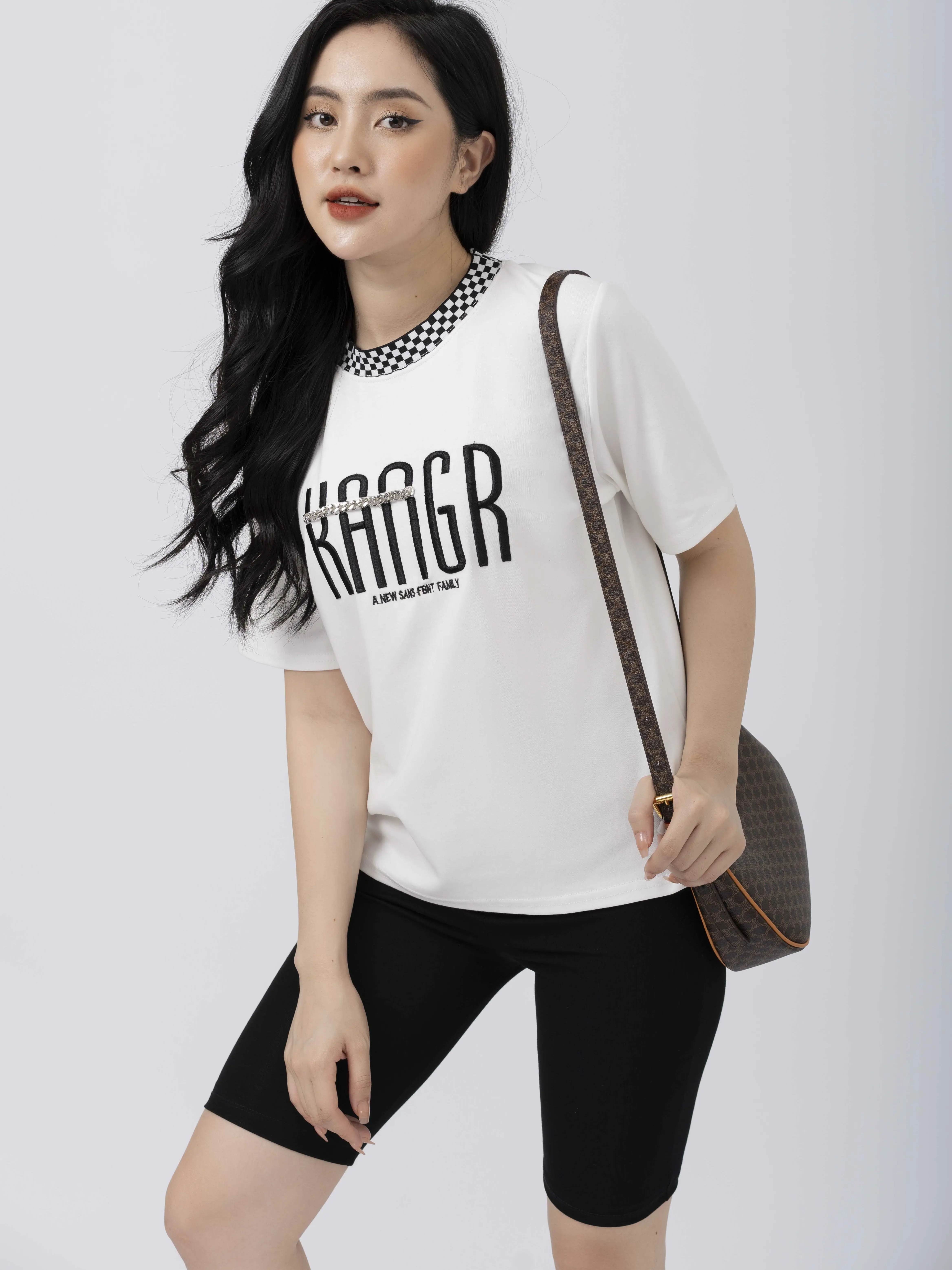 Combo 2 quần legging ngố màu đen Nữ Women Voi