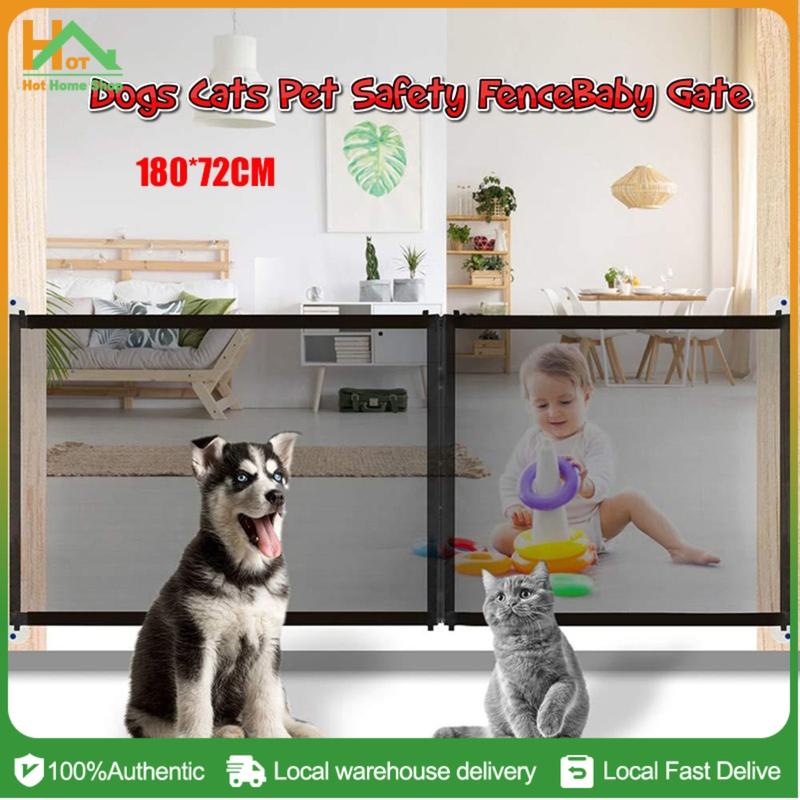 180*72CM Pet Fence Isolation Net Safety Net Dog Gate Pet Isolation ...