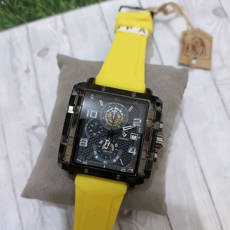 CHRONO AKTIF JAM TANGAN PRIA COWOK ORIGINAL BERGARANSI BRAND LEOPARD DIKIRIM MENGGUNAKAN BOX Watches 3