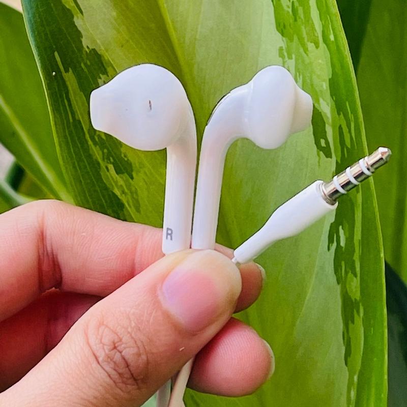 TAI NGHE SAM.SUM ĐUÔI TRÒN JACK 3.5mm - Micrô tích hợp, Khử tiếng ồn ,Có dây ,Nhét tai ,Nhựa Nghe Nhạc 0