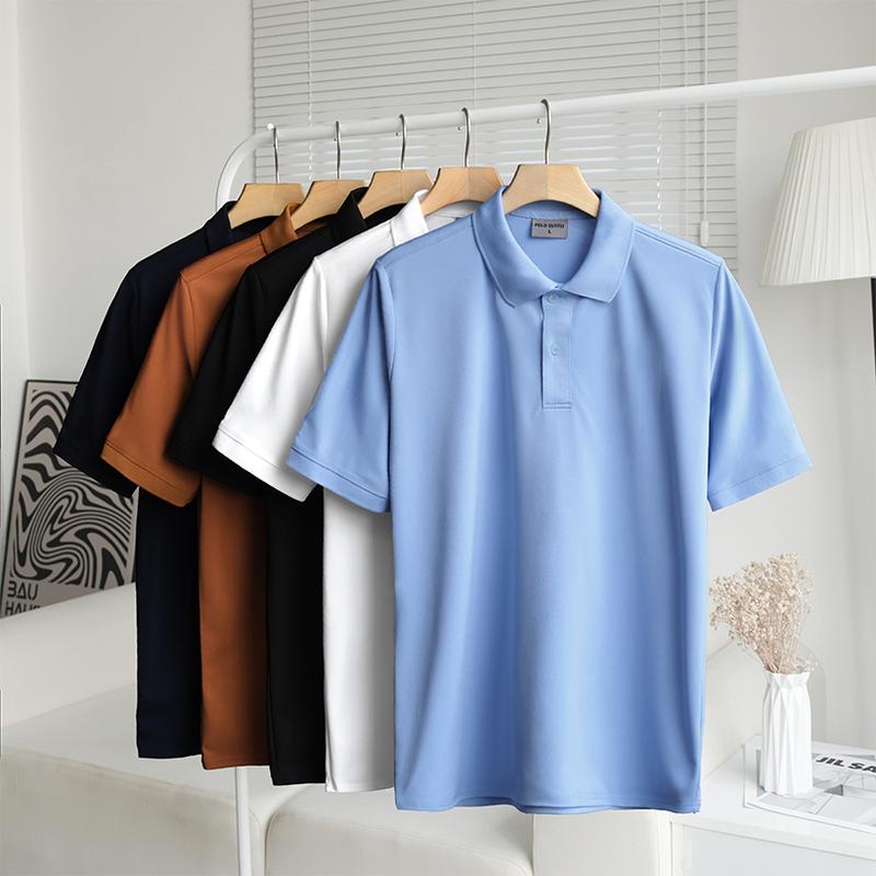  Áo thun polo nam vải cá sấu có cổ trơn basic cao cấp 20 màu new 2024  Menswear Top Menswear Shirt Poloman thanh lịch Ngắn Tay 