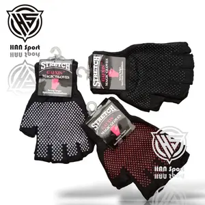 12 PASANG SARUNG TANGAN MOTOR BINTIK SETENGAH JARI PRIA WANITA