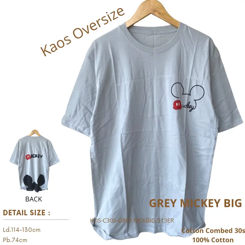 KAOS WANITA KATUN OVERSIZED KARAKTER Combed 30S TUMBLR TEE KOREA Nyaman Baju Atasan Oversize 6