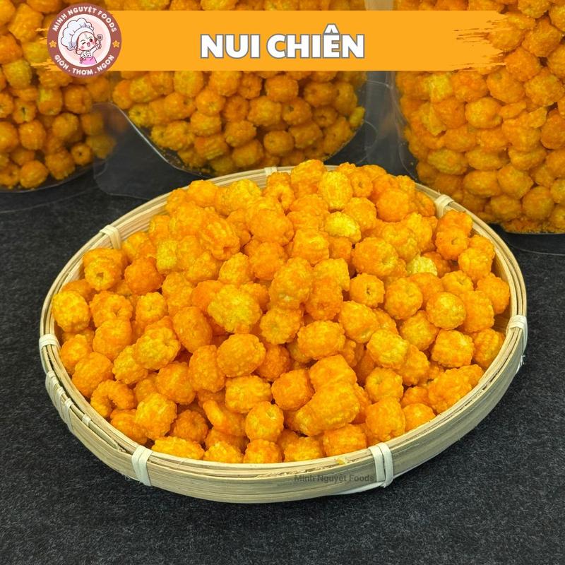 Nui Chiên Giòn Bắp Sây Giòn ,Hạt Sen Cay Tẩm Gia Vị Đậm Đà Minh Nguyệt Foods Ăn Vặt Thức Ăn Snack