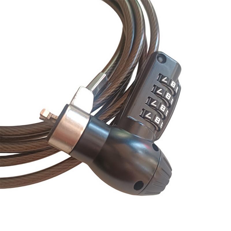Computer Lock Laptop Lock Security Locking Digital Password Protection Lock Cable Anti Theft Lock for Laptop Computer 6