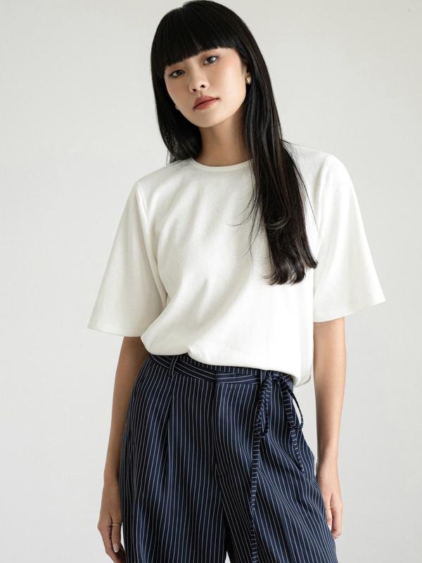 Áo Thun Basic Nữ Thuongboo Chất Thun Len Gân Cao Cấp Mềm Mịn Êm Da Không Nhăn - Fresh Top