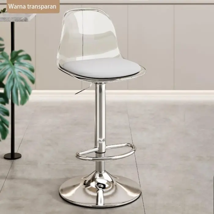 terjualKUCA Kursi Bar Kursi Hidrolik Cafe Makan Kursi kursi minimalis Kursi Salon Kitchenset Multifungsi 【Garansi 5 tahun】 Furniture - Transparanterlaris