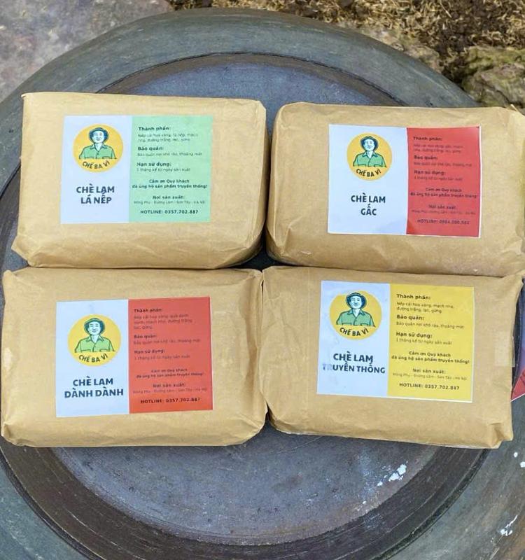  1KG bánh chè lam đặc sản Đường Lâm - Chế Ba Vì 