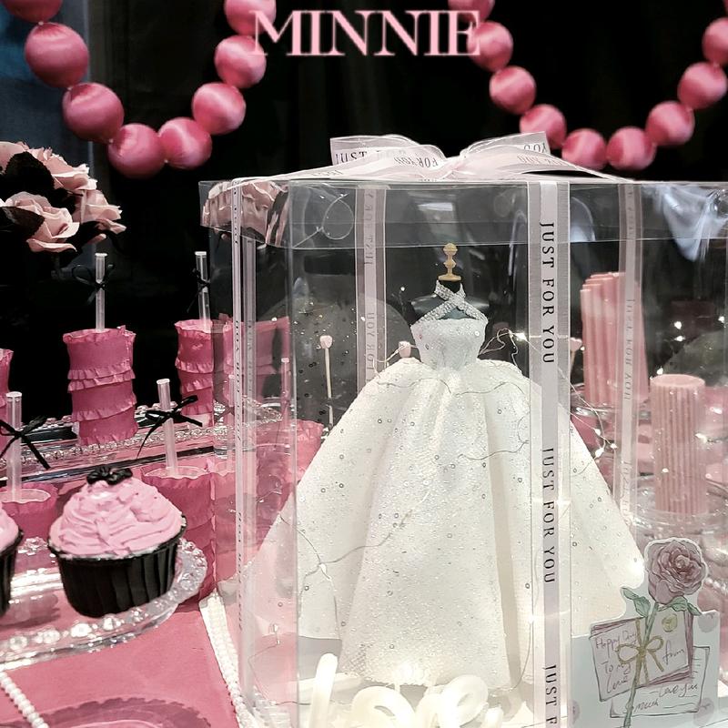 Hộp quà váy cưới mini kim tuyến có cổ đẹp lung linh tặng người yêu, vợ , bạn thân ngày sinh nhật, ngày cưới