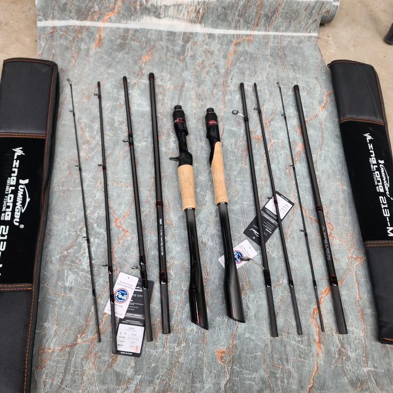  Cần Câu Lure Cao Cấp 5 khúc - Vling Long khoen fuji  Độ cứng M  