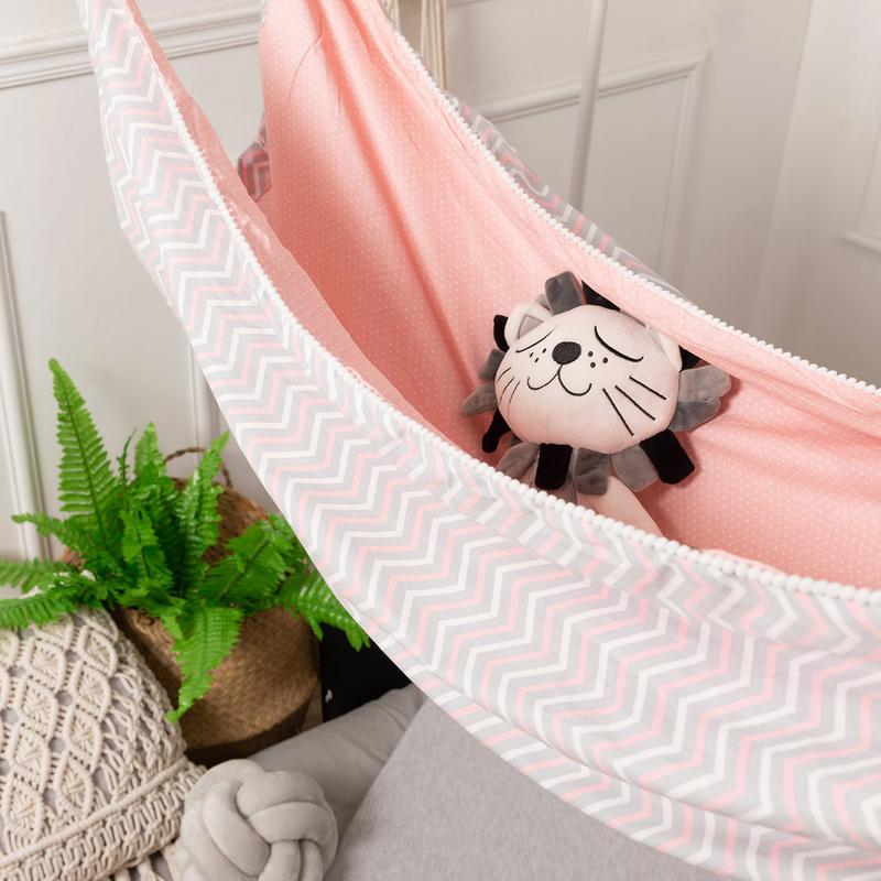 INS Children's Swing Indoor Outdoor Hanging Basket Kids Hanging Cloth Bag Baby Home Cartoon Hammock 7