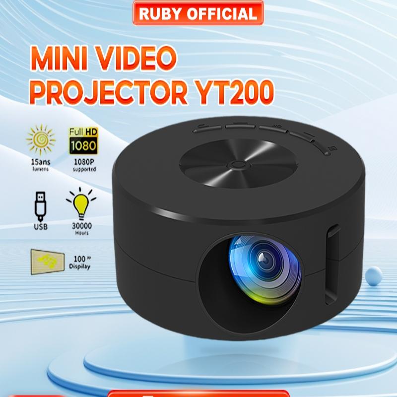 Máy Chiếu Mini, Hệ Điều Hành Android 4K, Full HD, Dành Cho Điện Thoại Di Động, Kích Thước Cầm Tay Thích Hợp Cho Gia Đình Và Sân Khấu, Hỗ Trợ Kết Nối Bluetooth, Tương Thích Với Máy Chiếu yt200, Máy Chiếu HomePro 0