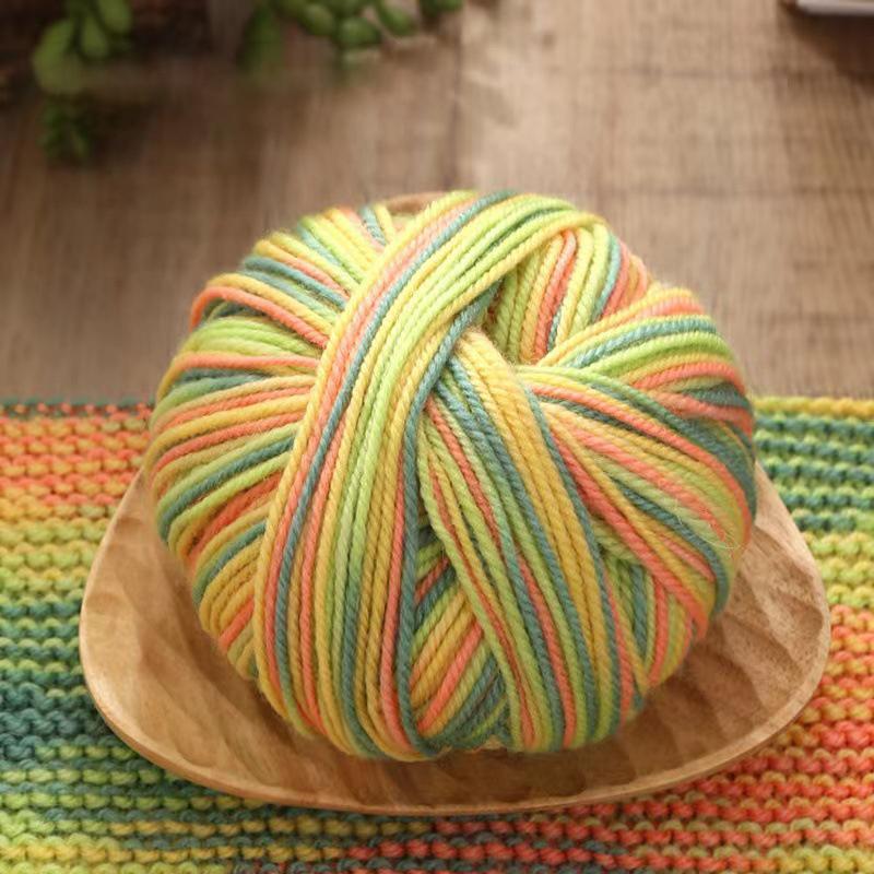 Product Introduction of 50g/Roll Sequin Mohair Yarn Soft Warm Baby Wool Crochet Yarn DIY Handmade Knitting Sweater Shawl Hat Bag Thread Sewing Supplies 19