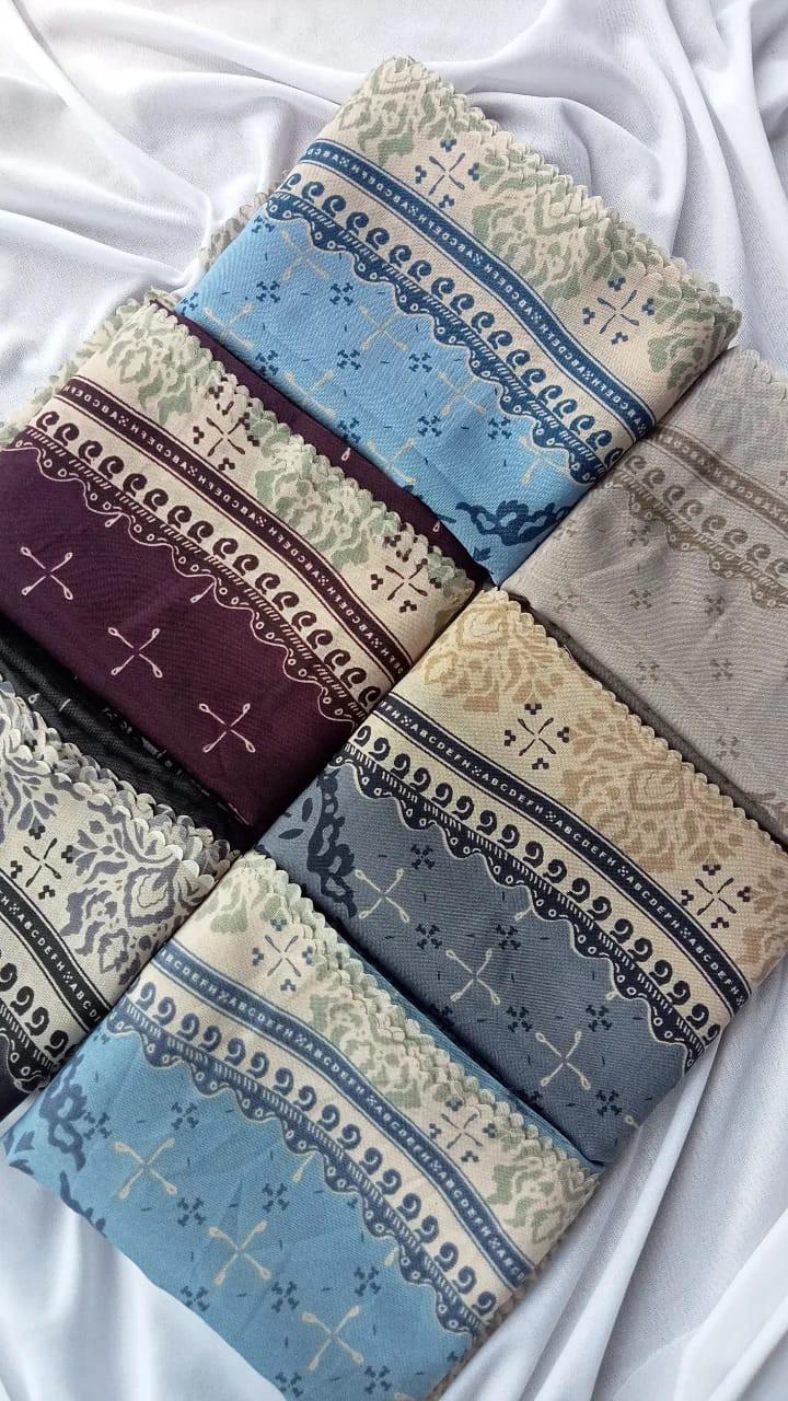 Product Introduction of Hijab Segiempat Voal motif premium /Hijab segiempat Cantik Muslim Nyaman Santai Katun Square Kerudung 25