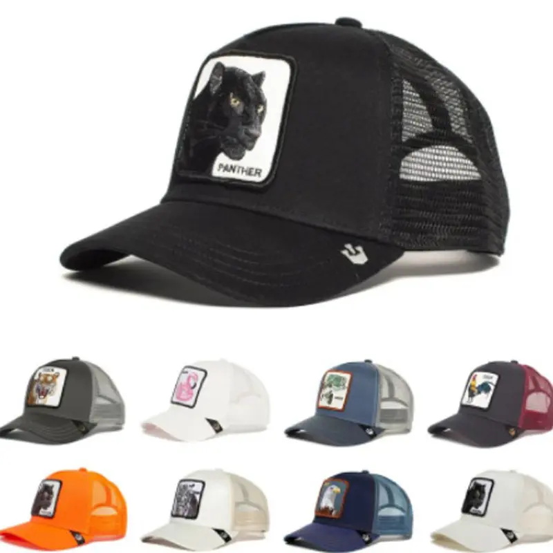 Mũ Lưới, Mũ Bóng Chày Trucker Trang Trại Động Vật, Mũ Bố, Phong Cách Snapback 3