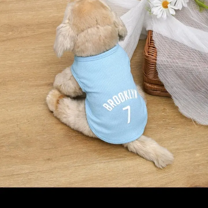 Pet shop bella * Kaos anabul musim panas kaos basket