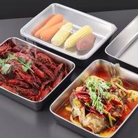 Gambar COD nampan sus 6pcs Food box makanan apapun/Food Box Isi 6pcs-Food Container-Tempat Menyimpan Makanan dan Sayuran Stainless-Free Sendok Kitchenware/nampan sus Kotak Stainless Steel Wadah/WADAH MAKANAN STAINLESS 6PCS • COCOK UNTUK DAPUR - SET6PCS nampan sus dari FIH STORE_NEW Kab. Tangerang 2 Tokopedia