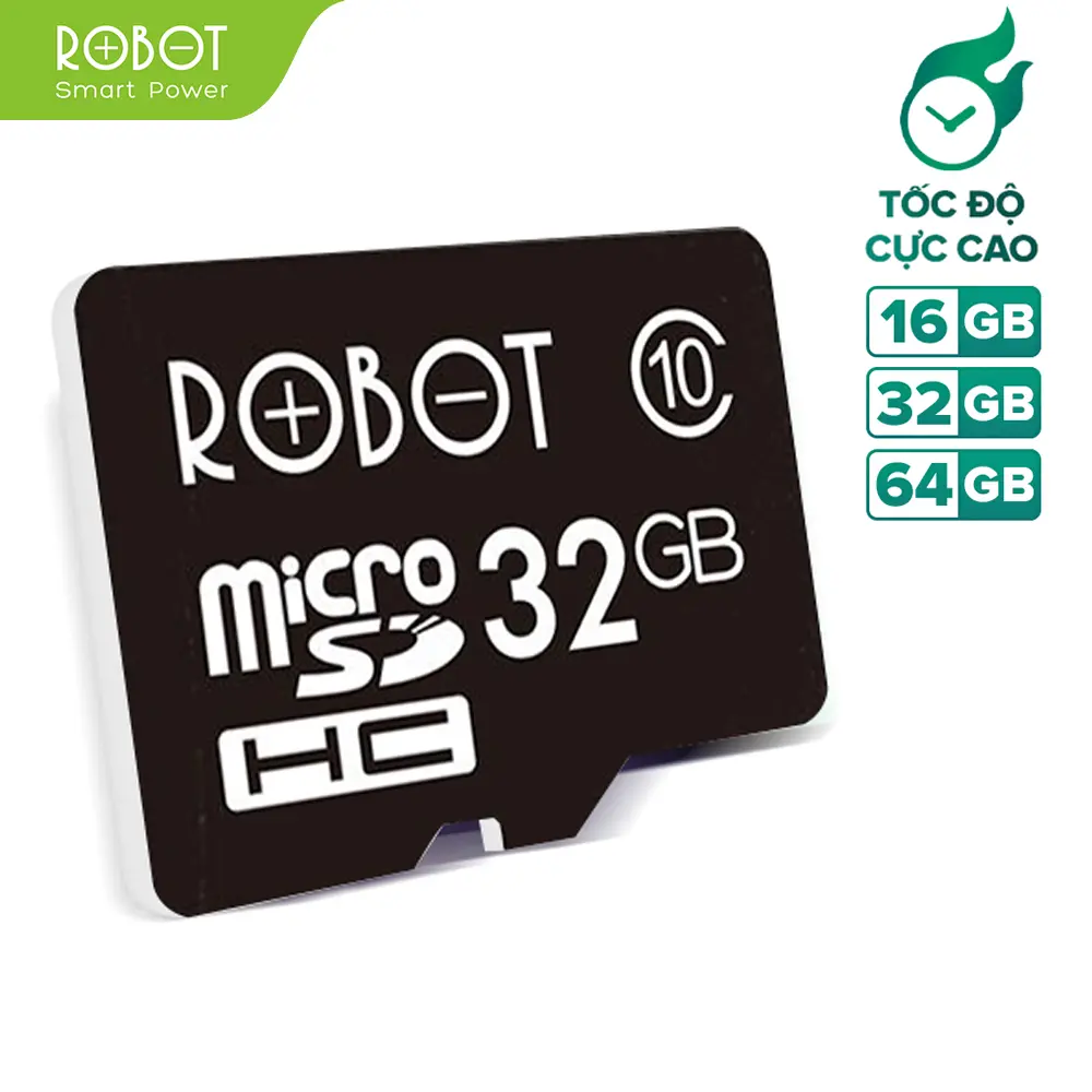 Thẻ nhớ Robot thẻ nhớ Micro SDHD TF dung lượng 32Gb 64Gb tốc độ xử lý cao chuyên dụng loa máy chơi game Camera