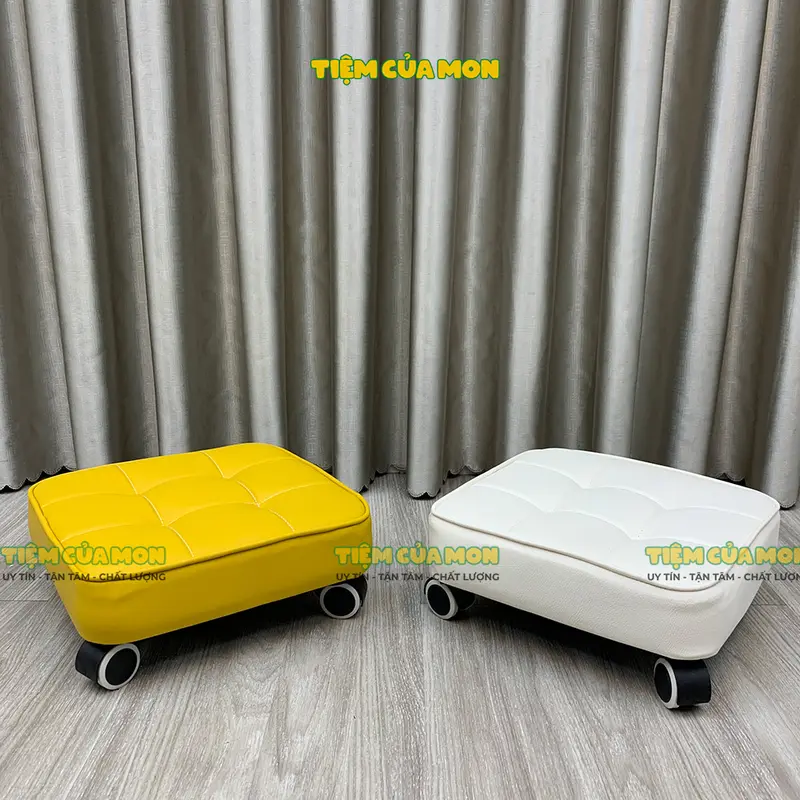 Ghế Múi Vuông Bệt Bánh Xe, Ghế Nail Bệt, Ghế Ngồi Làm Móng, Nhặt Rau, Rửa Bát, Giặt Đồ Tiện Lợi Hàng Sẵn Shop 7
