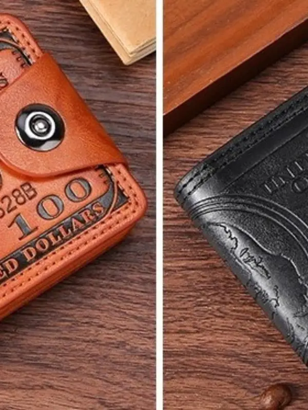 Men's Vintage Style Wallet, Casual Trendy Card Holder, Fashionable Wallet for Daily Use 6