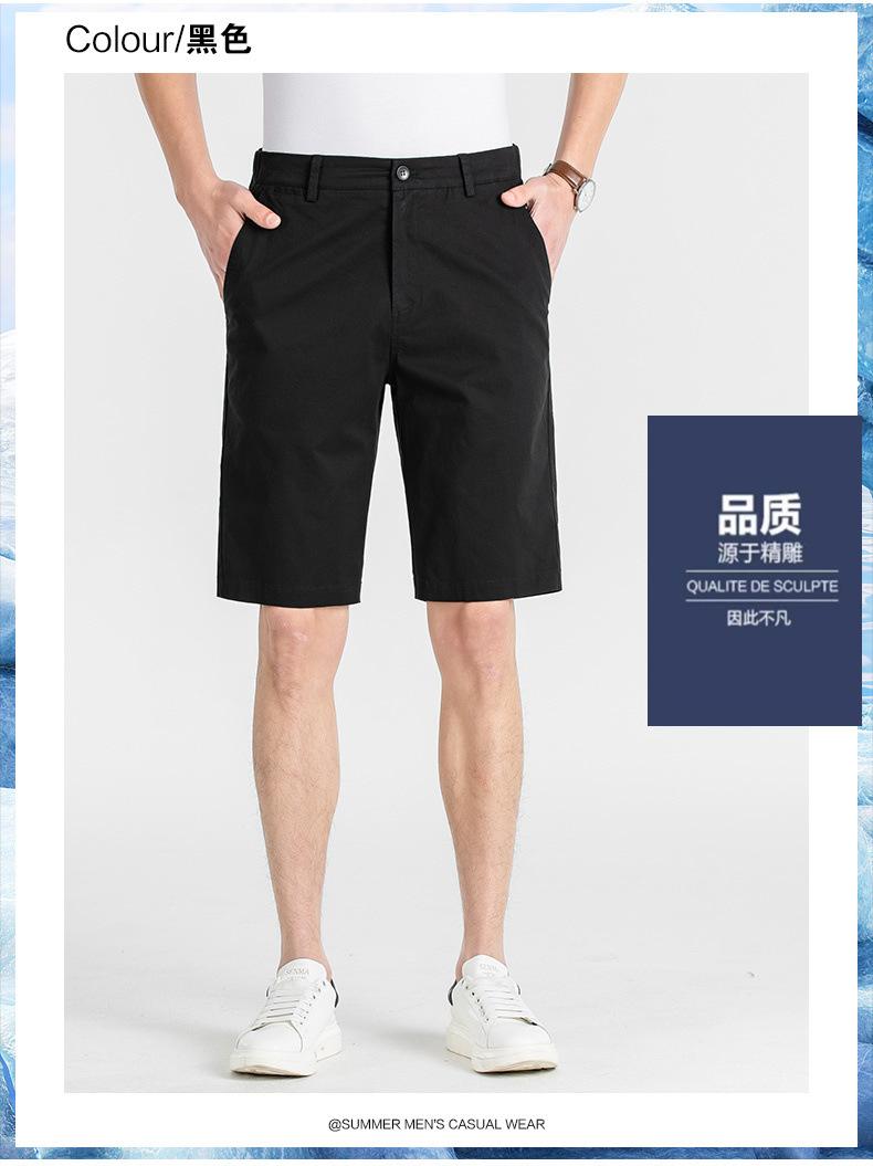 Product Introduction of Men's Shorts, Loose Fit, Plus Size, Casual Pants, Breathable Cotton Material, Suitable for Workwear, Hiking and Sports, Fashionable, Stylish, Men's Clothing, Summer 2024 Collection 23