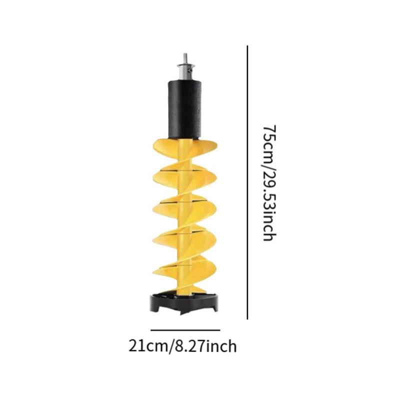 Product Introduction of Ice Drill Auger Ice Fishing Accessories Portable Sturdy Ice Auger Ice Fishing Drill for Oceans Fishing Outdoor Activities 0