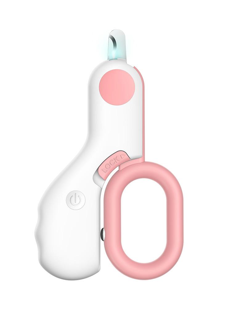 Product Introduction of New Mini Pet Nail Nail Scissors Cat Dog Nail Clippers Led Blood Line Pet Nail Clippers 9