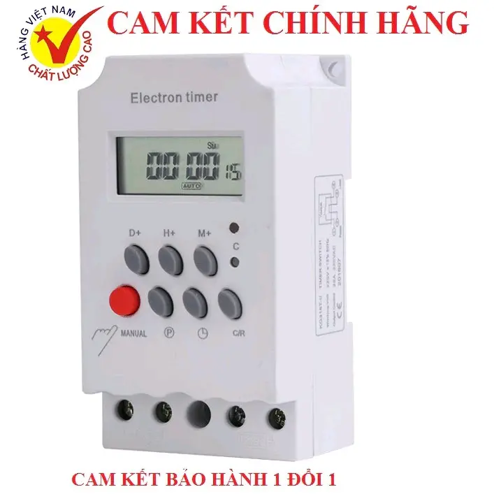 Thiết bị hẹn giờ bật tắt biển quảng cáo máy bơm đèn đường công suất lớn 25A KG316 kích điện 12v lên 220v tắc điều khiển bộ  kích rcbo