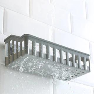 Kệ để đồ dán tường đa năng nhà bếp nhà tắm chất liệu bền bỉ chống nước dễ dàng lắp đặt 3